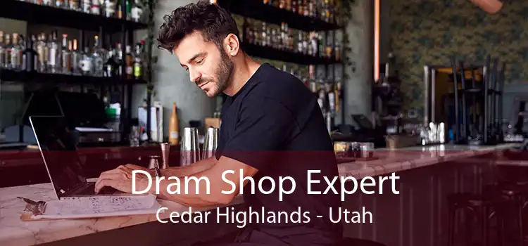 Dram Shop Expert Cedar Highlands - Utah