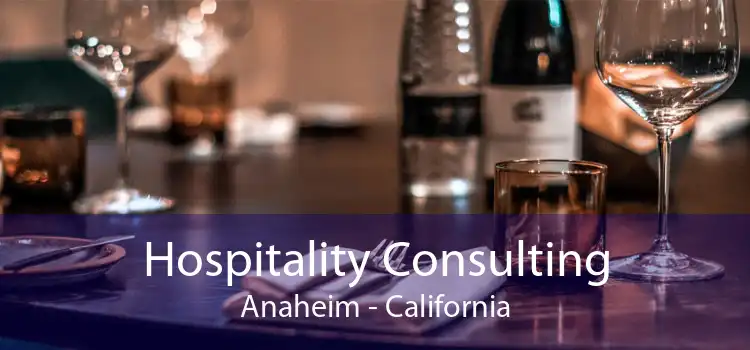 Hospitality Consulting Anaheim - California
