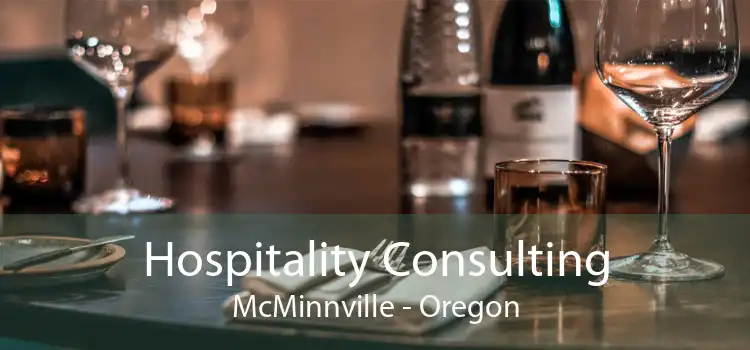 Hospitality Consulting McMinnville - Oregon