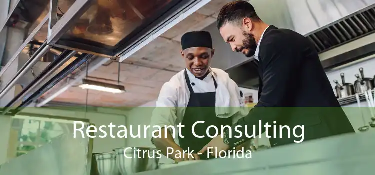 Restaurant Consulting Citrus Park - Florida