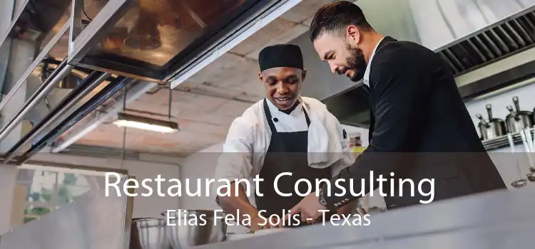 Restaurant Consulting Elias Fela Solis - Texas