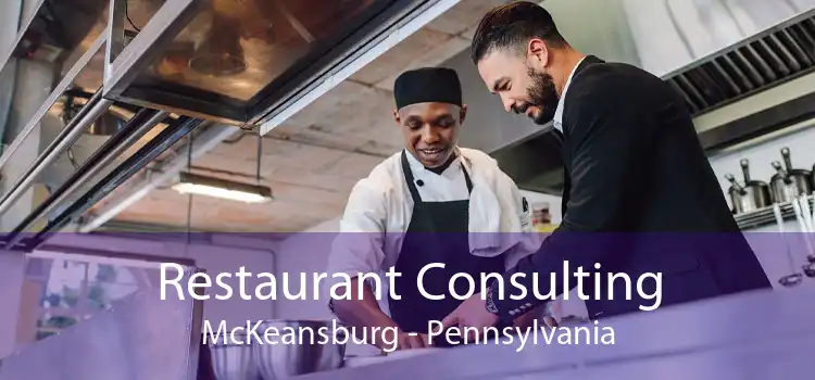 Restaurant Consulting McKeansburg - Pennsylvania
