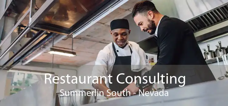 Restaurant Consulting Summerlin South - Nevada